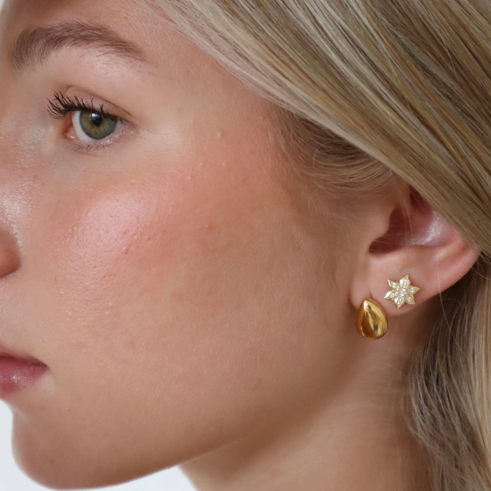 Boucles d'oreilles en fleurs